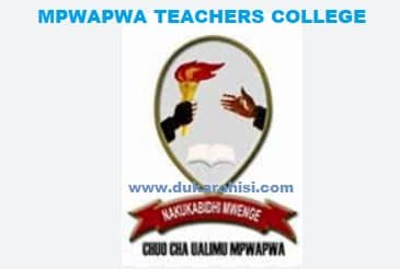 Mpwapwa Teachers College Joining Instruction - Chuo Cha Ualimu Mpwapwa 2023